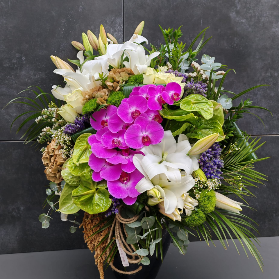 Lilyum Orkide Yoğunluklu Aranjman